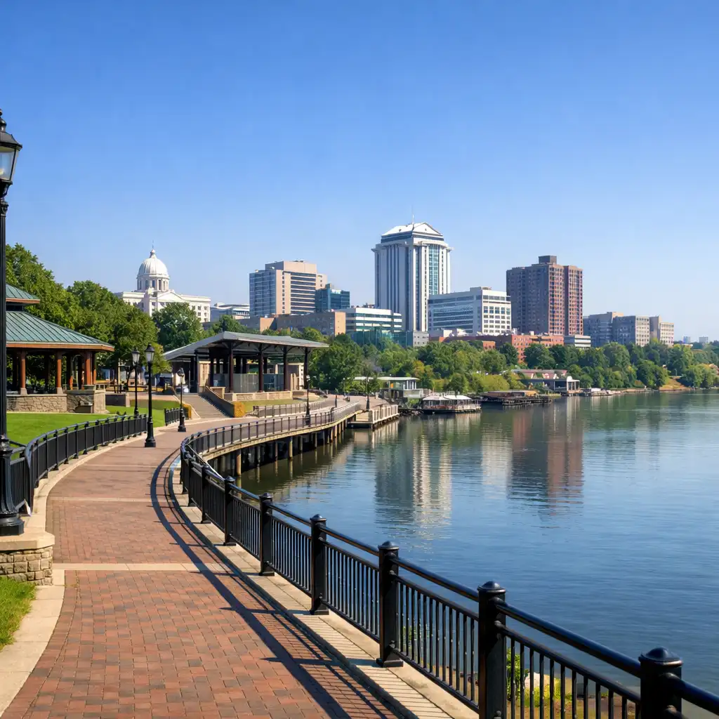 Alabama road and landscape